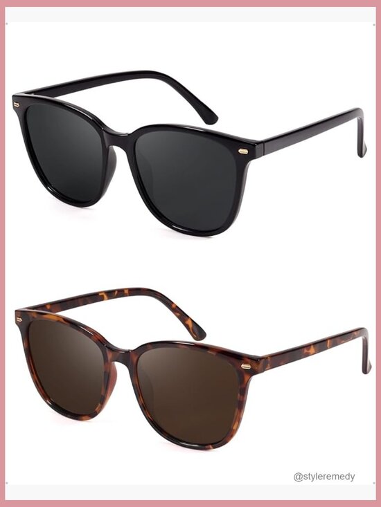 Polarized UV400 Protection Sunglasses Big Frame Fashion Glasses